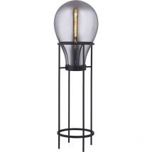 Lampada da Terra Lumineca Hatann l 50x158 cm Smoky