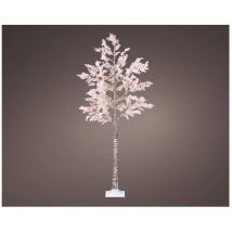 Rbol micro led flores rosas 210 cm