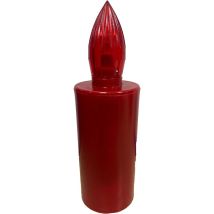 Lumino Elettrico Stilo Rosso – 365 giorni – h. 9,5 cm – Ø 3,3 cm – Candele e portacandele