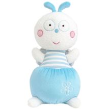 Luminou luciole bleue peluche lumineuse naturelle fonctionne sans pile et 30 cm