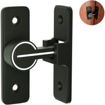 Luminous Sliding Interior Door Lock Latch, 90° Tilt Door Hook Latch, Anti-Theft Hasp Buckle Lock Bolt, for Door, Window (90 Degree)
