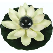 Lumière de Lotus, décoration de Bassin Flottant Solaire Fleur de Lotus led changeant de Couleur de Fleurs Nuit Lampe de lumière pour Pool Party