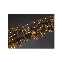 MERGA LED - 12 m - 1020 LED - blanc chaud - câble noir - 31 V