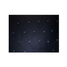 Vellight - spika led - 2 x 2 m - 144 led - blanc - câble noir - 36 v