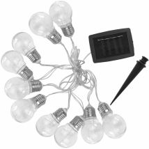 Ghirlanda solare 10 lampadine 3.8M dixy