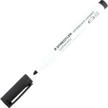 341 Lumocolor Whiteboard Compact Black (Pk-10) - Staedtler