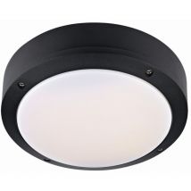 Luna - led Außenschott Deckenleuchte Schwarz IP44 - Markslojd
