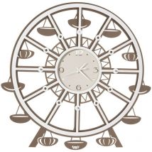 Luna Park Wanduhr Pendeluhr – 65x62H – Eisen – Wanddeko – Arti E Mestieri