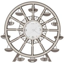 Luna Park Wanduhr Pendeluhr – 65x62H – Eisen – Wanddeko für Wohnräume
