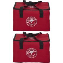 Lunch bag fraicheur 2.6 litres (Lot de 2) Rouge