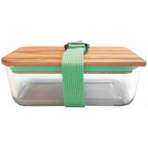 Cookut - Lunch box en bambou et verre Coloris - Vert