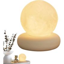 Kcvv - Lune Décoration Table 3d - Touch Control Luminosité Luminosité, Charge Usb, Lampe Table Décorative, Veilleuse, Décoration Chambre