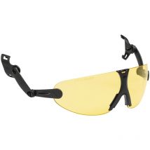 V9 lunettes de protection intégrées,jaunes pour le casque G3000, compatible avec G3000 et G500 - Jaune - 3M