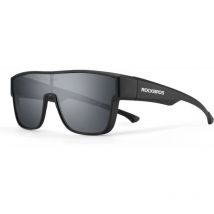 Lunettes de cyclisme avec monture polarisée et filtre UV 400, grises