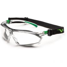 Univet - Lunettes de protection 506UP Hybrid pc, Incolore, Polycarbonate, anti-buée, anti-rayures, Protection uv ( Prix pour 1 )