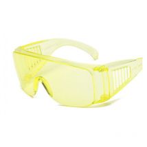 Lunettes de protection, lunettes laser, lunettes de protection, lunettes de protection laser, pour la protection des yeux, filtre à lunettes(jaune