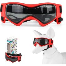 Fei Yu - Lunettes de protection pour chien faciles à porter, lunettes de soleil pour petits chiens, protection uv réglable, lunettes imperméables et