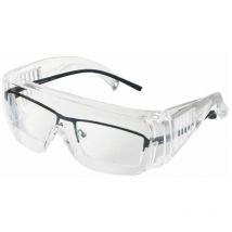 Lunettes de sécurité pour porteurs de lunettes, protection contre le vent et les uv, lunettes de vision intégrale, lunettes de protection EN166,
