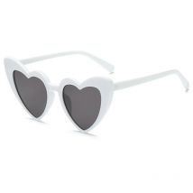 Lunettes de soleil coeur Lunettes colorées rétro pour filles, lunettes de soleil coeur vintage