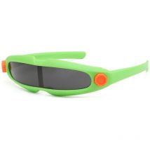 Lunettes de soleil de sport d'extérieur pour enfants, verres intégrés, monture multicolore, lunettes de sport pour enfants, cyclisme, équitation,