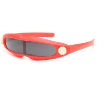 Lunettes de soleil de sport d'extérieur pour enfants, verres intégrés, monture multicolore, lunettes de sport pour enfants, cyclisme, équitation,