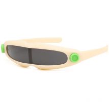 Lunettes de soleil de sport d'extérieur pour enfants, verres intégrés, monture multicolore, lunettes de sport pour enfants, cyclisme, équitation,