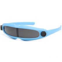 Lunettes de soleil de sport d'extérieur pour enfants, verres intégrés, monture multicolore, lunettes de sport pour enfants, cyclisme, équitation,