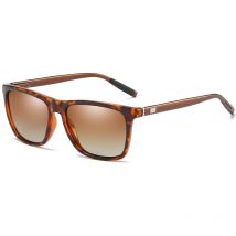 Lunettes de soleil polarisées pour hommes et femmes, colorées, tendance, aluminium, magnésium, jambes à ressort, miroir
