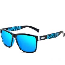 Lunettes de soleil polarisées unisexes Lunettes de soleil vintage Lunettes de soleil à revêtement polarisé pour hommes/femmes, lunettes de soleil de