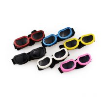 Lunettes de soleil pour chiens Lunettes de sécurité uv, lunettes coupe-vent et antibuée pour chiens