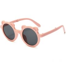 Lunettes de soleil pour enfants, lunettes pliables pour bébé, lunettes de soleil pour enfants avec dessin animé