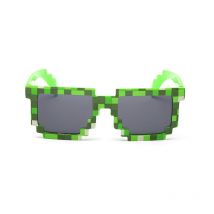 Lunettes de soleil vertes pour enfants en mosaïque verte protection uv extérieure