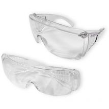 Lot de 2 lunettes surlunettes de securite de protection