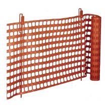 Lunghezza recinzione di sicurezza termoplasta 50 m altezza 1 m traffico arancione 6 kg wem