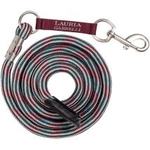 Lunghina per cavalli modello Livigno con moschettone semplice: lunghina bordeaux