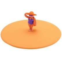 Couvercle pour verre Beach Girls – Lot de 8 – 100 % silicone platine – Compatible micro-ondes – LURCH