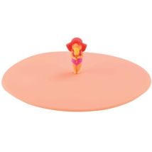 Couvercles pour verre Beach Kids Emma – Lot de 8 – Silicone platine – 10,5 cm – Jardin piscine