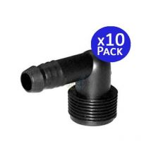 10 Stück Bogen 16 mm x 1/2'' männlich. Verwendet mit dem flexiblen Schlauch Rain Bird SPX