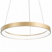 Gea Luce - lustre annulaire krizia sg o 60w led 4600lm 3000°k aluminium intérieur doré classique
