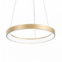 Gea Luce - lustre annulaire krizia sm o 50w led 2800lm 3000°k aluminium intérieur doré classique