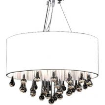 Lustre avec 85 cristaux Blanc