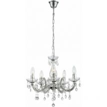 Plafonnier Lustre suspendu dans un ensemble comprenant des ampoules led