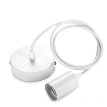 Lustre en métal, E27 avec support de câble, câble pivotant de 100 cm