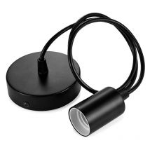 Lustre en métal, E27 avec support de câble, câble pivotant de 100 cm