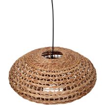 Webmarketpoint - Lustre en rotin naturel avec attache ø60h29,5 cm
