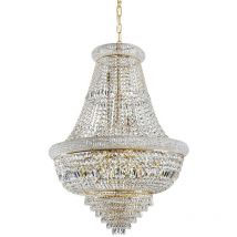 Ideal Lux - dubai - Suspension d'intérieur de lustre de plafond 24 lumières or, E14