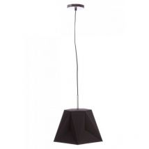 Lustre hexagonal noir 46x40x25h