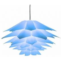 Lustre Lotus bleu en 50x30cm salon Chambre
