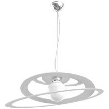 Top-light - Lustre moderne en métal top light bungee 1197 s50 e27 led plafonnier, finition métal blanc