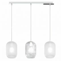 Top-light - Lustre moderne top light tender 1181 cr s3 r bt e27 led suspension en verre